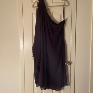 Ralph Lauren Purple One-Shoulder Dress - Size 20W